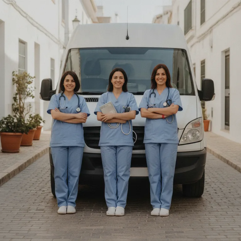 Matrona equipo en Santa Lucia